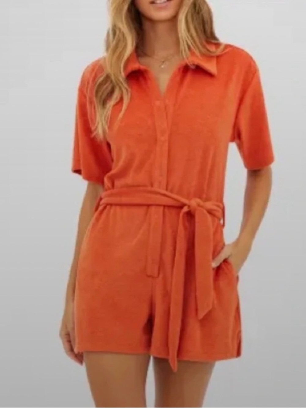 Beach Riot Terry Romper - Picture 2 of 6